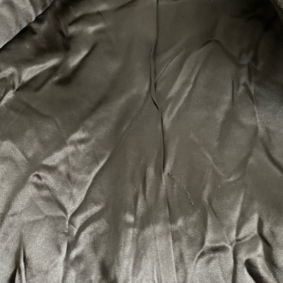 Women’s 100 percent Black Cashmere Overcoat Size M - Picture 12 of 16